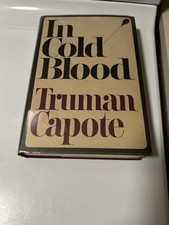 IN COLD BLOOD Truman Capote 1965 First Edition First Printing VG DJ True Crime