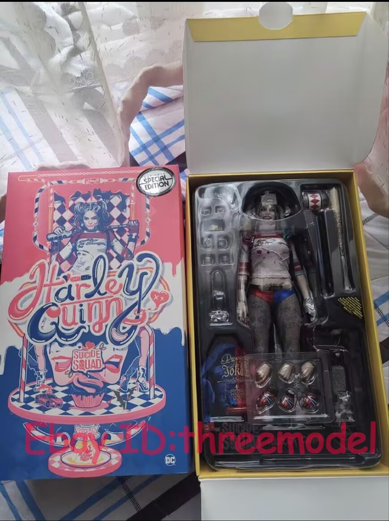 Hot Toys Mms383 1/6 Suicide Squad Harley Quinn Action Figure EX