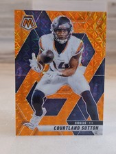 2025 Panini Mosaic - Courtland Sutton #64 Orange Mosaic Prizm /199