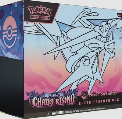 ポケモンカードゲーム [#3] Chaos Rising ETB PRESALE Pokémon Center Chaos Rising ETB Elite Trainer Box