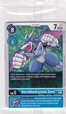 BANDAI DIGIMON CARD GAME  AEROVEEDRAMON ZERO  P-047 P SEALED