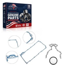 Rear Main Seal Block Cover Gasket Kit For Chevy Gmc Ls2 Ls3 Ls6 4.8 5.3 6.0 Rear Main Seal Block Cover Gasket Kit For Chevy Gmc Ls2 Ls3 Ls6 4.8 5.3 6.0