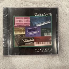 Kurzweil Sample Library. Classic Synth. CD. Sealed. Rare