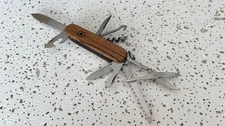 Victorinox Swiss Army knife Huntsman Wood Pocket Knife Multi Tool Knife,Scissors