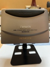 AIWA PORTABLE CASSETTE PLAYER WALKMAN NEW BELT,NEW CAPS WORKING CONDITION.