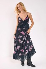Nastygal Black Maxi Dress Womens Day To Night Dresses