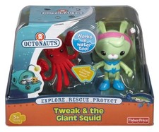 Fisher Price Octonauts Tweak & the Giant Squid Figure Pack