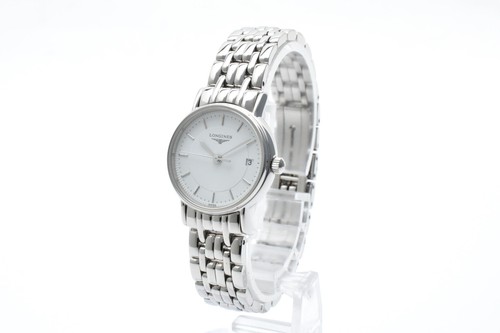 [ Near MINT ] LONGINES L4.220.4 Silver White Dial Date Quartz Ladies Watch JAPAN - Picture 3 of 17