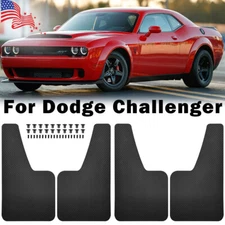 4 Pcs For Dodge Challenger Charger srt srt8 Dart Mud Flaps Splash Guards NEW