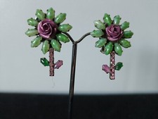 Rosa Templin Ohrringe