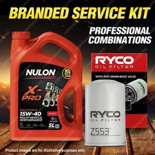Ryco Oil Filter 5L XPR15W40 Eng. Oil Service Kit for Audi 100 C4 80 S2 B4 S4 C4