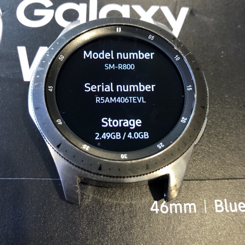 Samsung Galaxy Watch SM-R800 46mm (Bluetooth GPS) Smartwatch Only, No Band - Picture 2 of 10