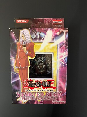 YuGiOh Starter Deck Maximillion Pegasus deutsch 1. Auflage - Vollständig.