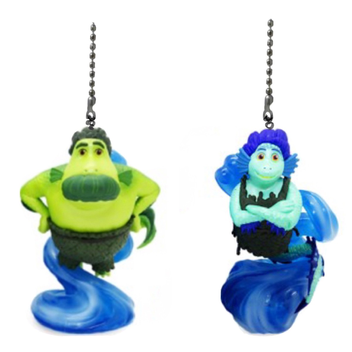 Lorenzo & Daniella Sea Monster Disney PVC Fan Lamp Pull Figure