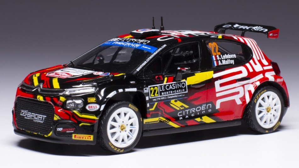 Modellauto Auto Rally Maßstab 1:43 Ixo Model Citroen C3 WRC2 Monte ...