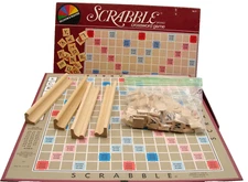 Vintage Scrabble Crossword Game Selchow & Righter 1982 Edition No.17 in Box
