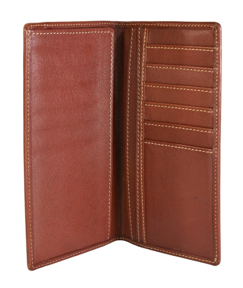 NEW Vintage 2003 Ghurka GW145 Breast Pocket Wallet Chestnut Vintage Leather 38 - Image 3 of 4