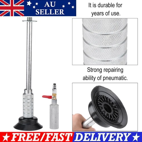 Air Pneumatic Auto Body Dent Puller Repair Tool Vacuum Suction Cup Slide Hammer