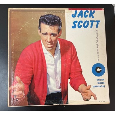 Jack Scott - Carlton Records # LP 12/107 Vinyl LP Record 1958