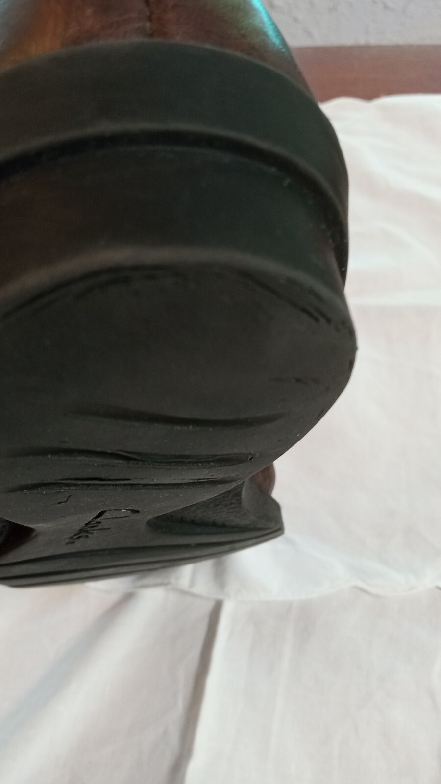 CLARKS leather 9.5 brown cloud pattern step-in sl… - image 15