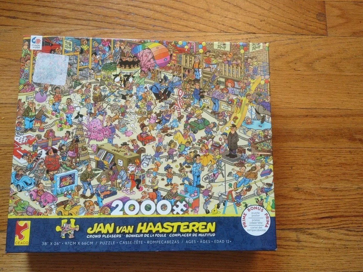 JAN VAN HAASTEREN TOY AHOY ART CROWD PLEASERS 2000-PIECE JIGSAW