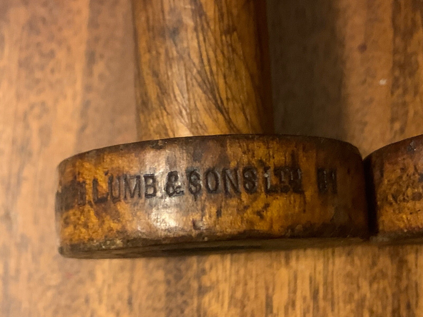 2- Wooden  & Metal Industrial Textile  Spools JOSEPH  LUMB & SONS