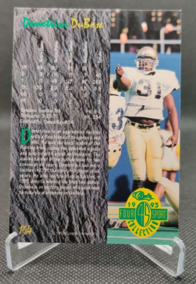 1993 Classic Four Sport #164 Demetrius DuBose Notre Dame football