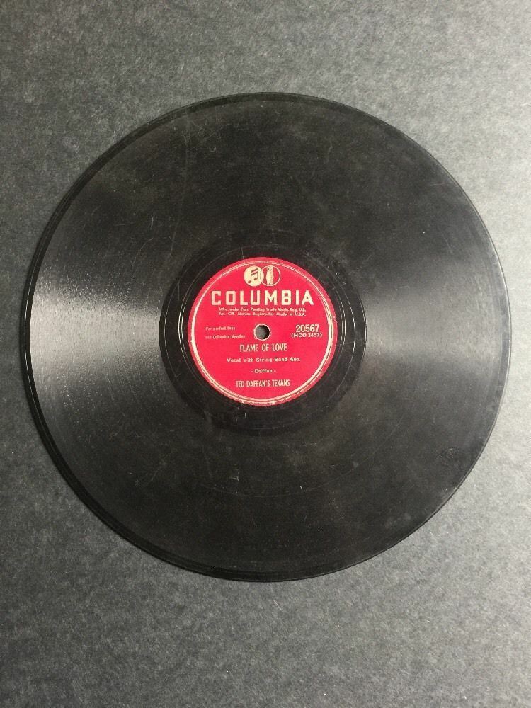 RARE VINYL: Ted Daffan's Texans - Flame Of Love / I'm That Kind Of Guy (38)