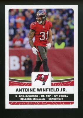 2023 Panini NFL Sticker ANTOINE WINFIELD JR Buccaneers #493
