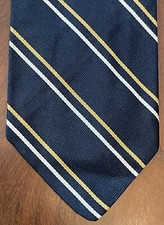 Vintage Brooks Brothers Makers 65 Silk 35 Polyester Woven In England