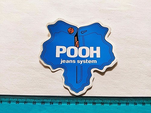 ADESIVO POOH JEANS SYSTEM VINTAGE ANNI 80 OLD STICKER AUTOCOLLANT KLEBER - 第 1/1 張圖片