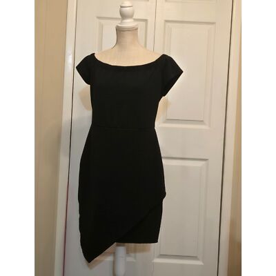 off shoulder midaxi dress Off-Shoulder Lace-Up A-Line Midaxi Dress in Black - XS