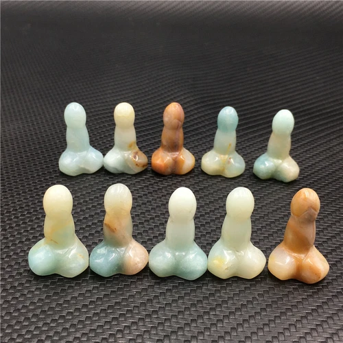 Wholesale Natural mix mini Penis Carved quartz Crystal Massager Wand Healing - Picture 15 of 296