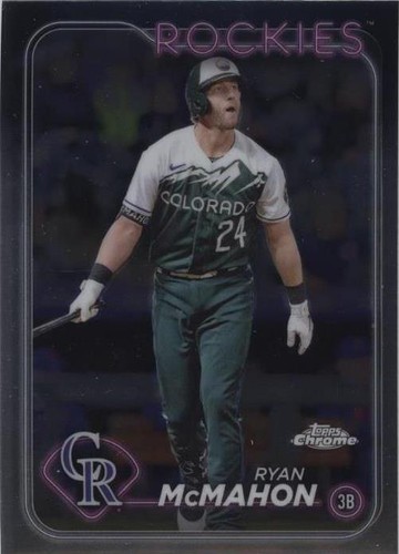 2024 Topps Chrome Jacob Amaya Auto /299 Purple Speckle RC Rookie