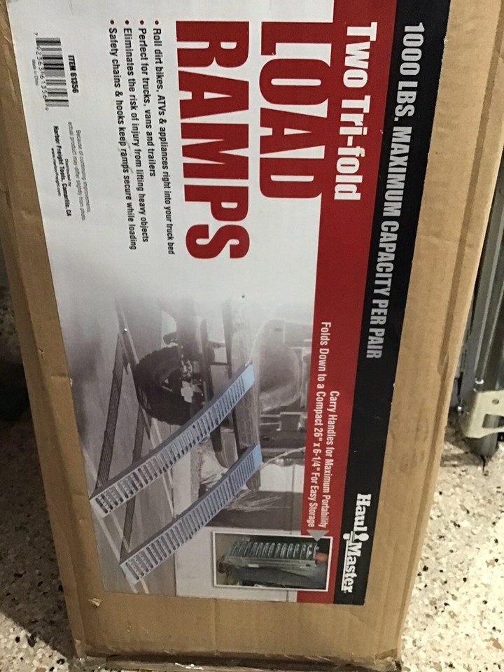 Haul Master 1000 Lbs Load Ramps | eBay