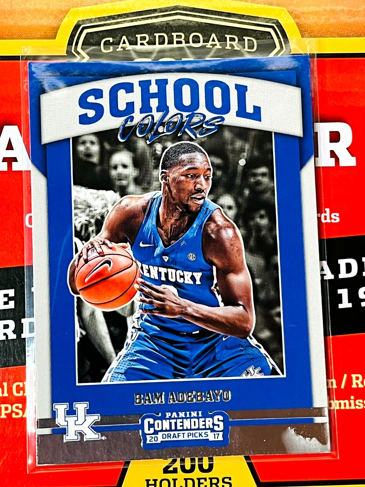 2017-18 Panini Contenders Draft Picks - School Colors #16 Bam Adebayo (RC) LSA3.