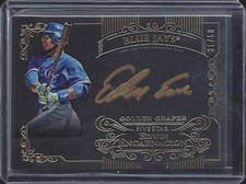 EDWIN ENCARNACION 2015 TOPPS 5 FIVE STAR GOLDEN GRAPHS ON CARD AUTO #D 31/50