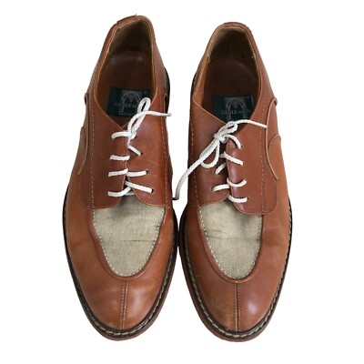 Vintage CABLE & Co Shoes Mens Oxfords Brown Leather | eBay display picture 3