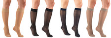 Truform Women's 1773 15-20 Mmhg Compression Support Stockings Sheer 20 Denier