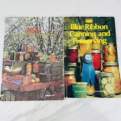 2 Canning Freezing Food Preservation Books Kerr 1977 & Joy of Living 1976