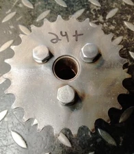 Early Gilson 835-41975 Geardrive Snowblower  24 Tooth Jaw Clutch Drive Sprocket