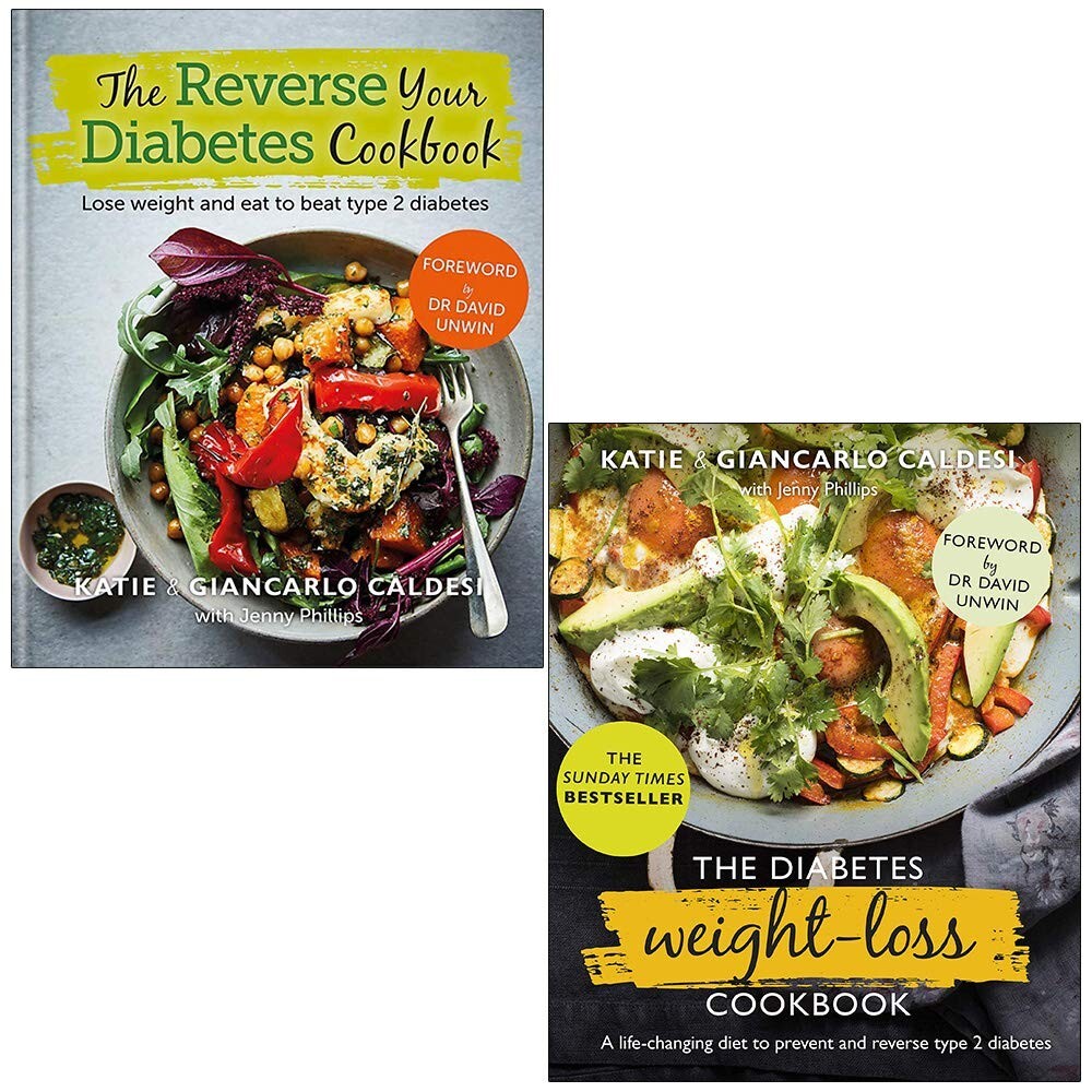Katie Caldesi, Giancarlo Caldesi Unisex The Reverse Your Diabetes Cookbook, The Diabetes Weight-Loss Cookbook 2 Books Collection Set - Non Fiction - Hardcover - Image 3