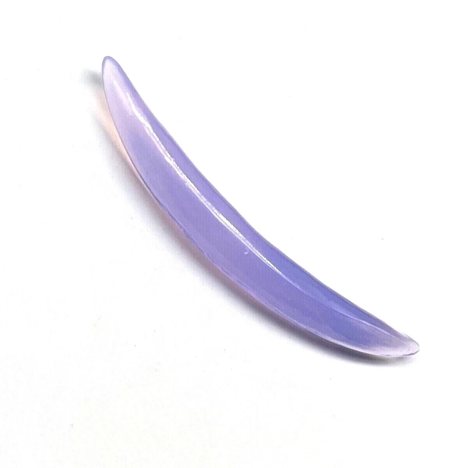 Opala de lavanda tcheca PRESA CURVA, presa de septo, tamanho 12g a 5/8"" e personalizada - Imagem 4 de 4