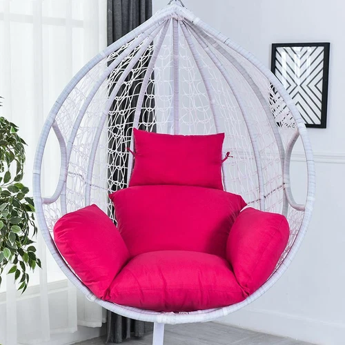 Schaukel Hängesessel Ei Rattanstuhl Outdoor Hängematte Ständer Kissen ohne Stuhl - Bild 9 von 15