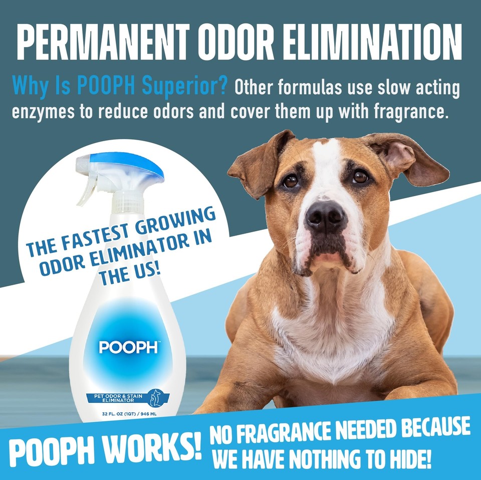 Pet Odor Eliminator Spray Dogs Cats Freshener Urine Poop Pee Deodorizer