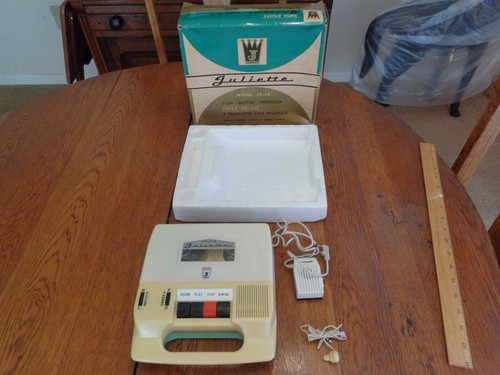 Vintage Juliette Model FT-19 Tape Recorder 5 Transistor Tape Recorder - Picture 11 of 11