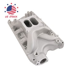 For Ford Small Block Windsor 351W V8 5.8L Aluminum Dual Plane Intake Manifold