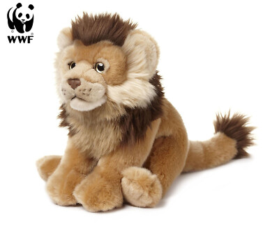 WWF Plüschtier Löwe 19cm – Kuschelweich, Lebensecht, Unterstützt Den Artenschutz