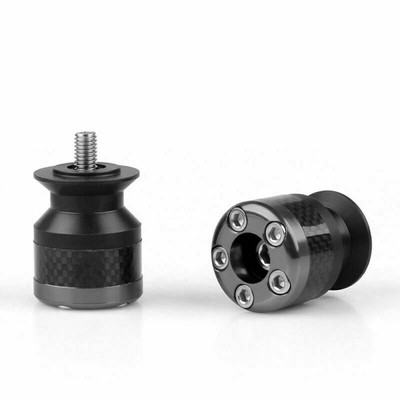 Universal Motorcycle CNC Carbon Fiber 6mm Ständeraufnahme Schwinge GRY