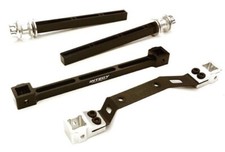 Integy C27863SILVER Body Mount Extended Rear Body Mount & Post Set Stampede 4x4